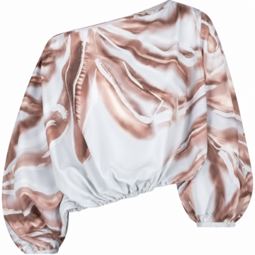 White Striped Long Sleeve Button-Up Shirt