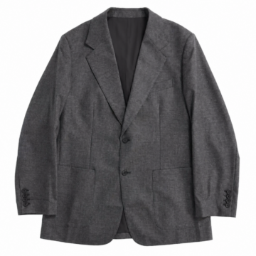 Heathered Charcoal Grey Relaxed Blazer