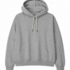 Heather Grey Pullover Hoodie with Kangaroo Pocket